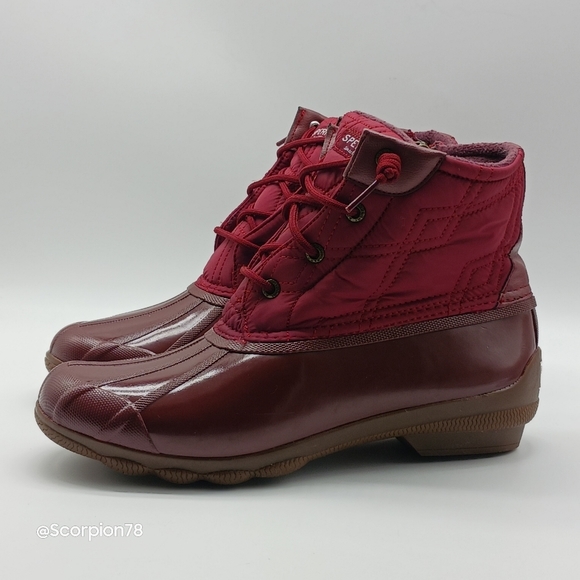 Sperry Top-Sider Waterproof Siren Quilted Duck Bpots Size 8 for Women - Picture 1 of 10